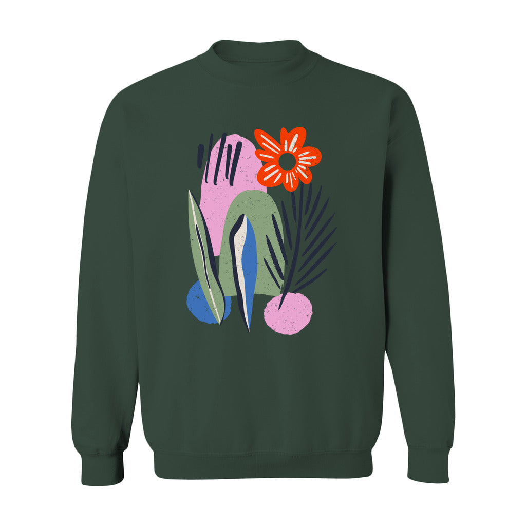 Minimal Floral Sweatshirt - Rue Mentana