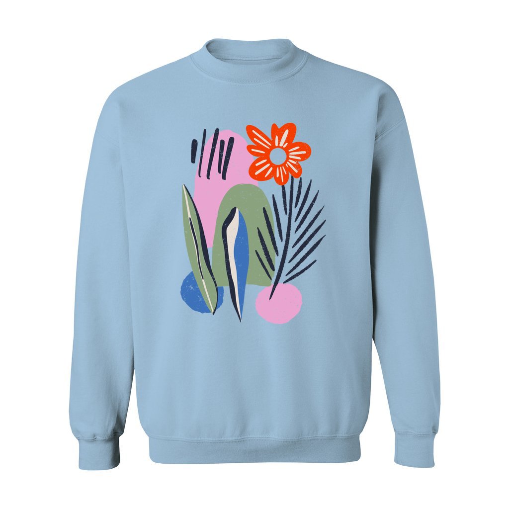 Minimal Floral Sweatshirt - Rue Mentana