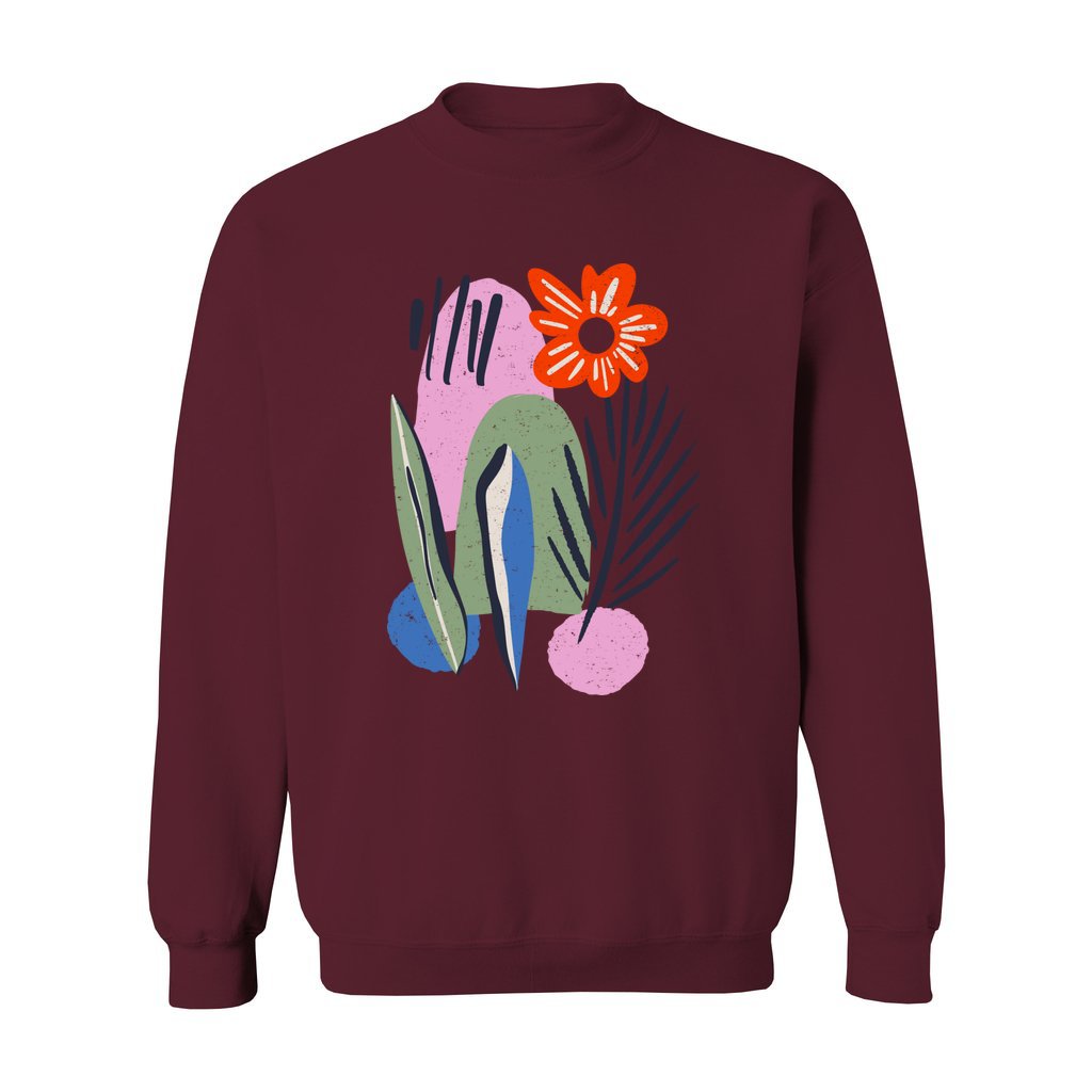 Minimal Floral Sweatshirt - Rue Mentana