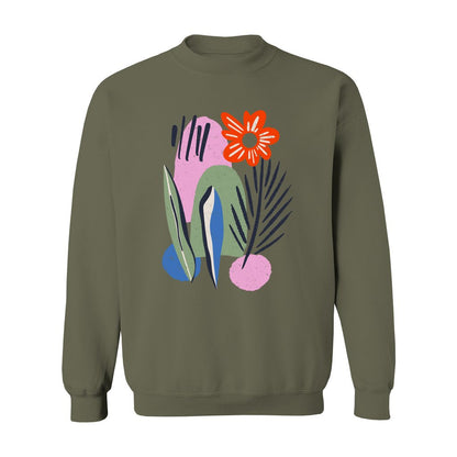 Minimal Floral Sweatshirt - Rue Mentana
