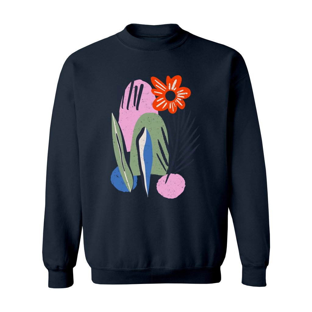 Minimal Floral Sweatshirt - Rue Mentana