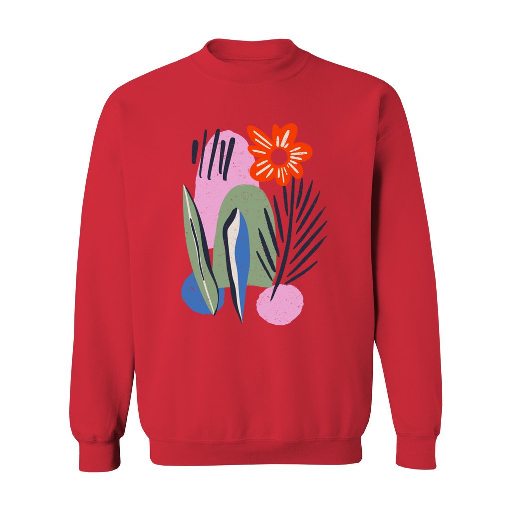 Minimal Floral Sweatshirt - Rue Mentana