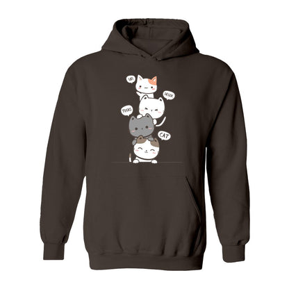 Un Deux Trois Cat Hoodie - Rue Mentana