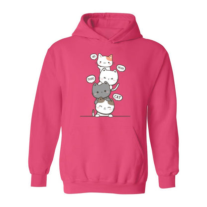 Un Deux Trois Cat Hoodie - Rue Mentana