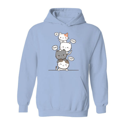 Un Deux Trois Cat Hoodie - Rue Mentana