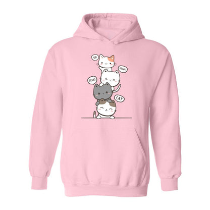 Un Deux Trois Cat Hoodie - Rue Mentana