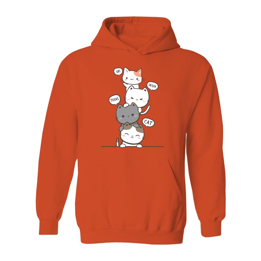 Un Deux Trois Cat Hoodie - Rue Mentana