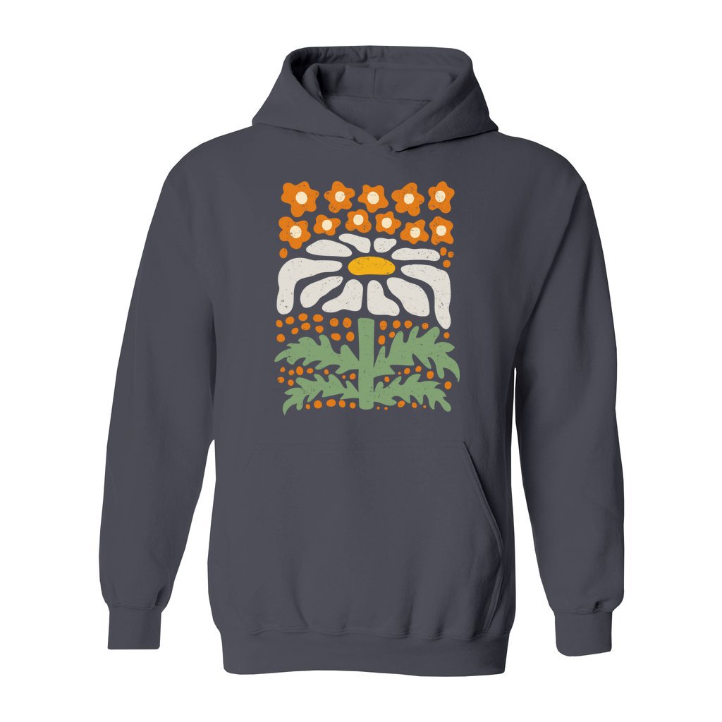Boho Abstract Flowers Hoodie - Rue Mentana