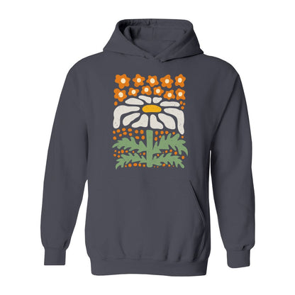 Boho Abstract Flowers Hoodie - Rue Mentana