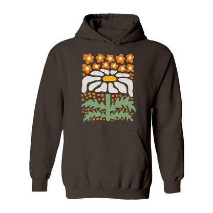 Boho Abstract Flowers Hoodie - Rue Mentana