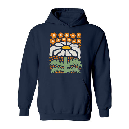 Boho Abstract Flowers Hoodie - Rue Mentana