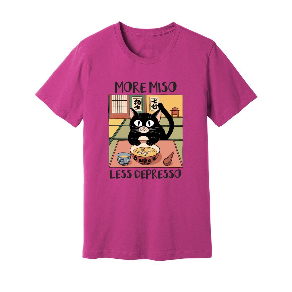More Miso Less Depresso T-Shirt - Rue Mentana