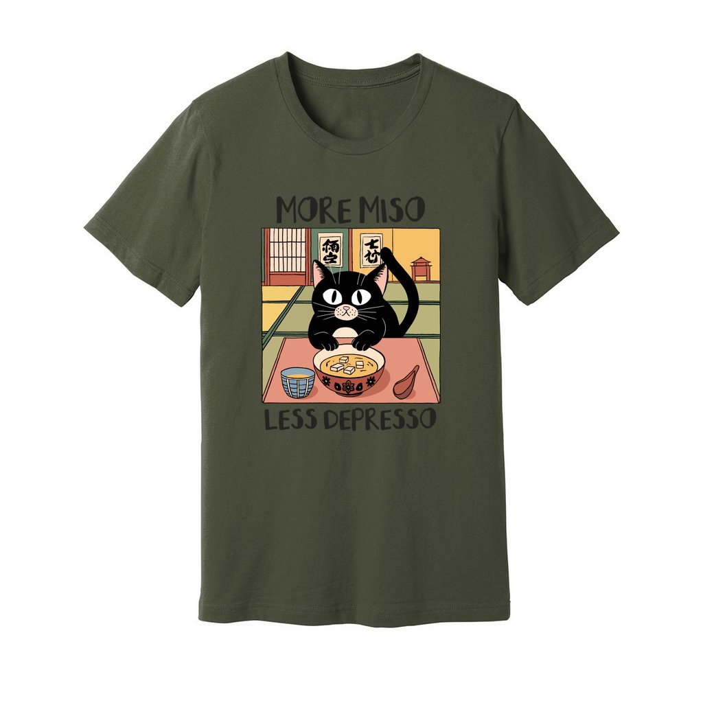 More Miso Less Depresso T-Shirt - Rue Mentana