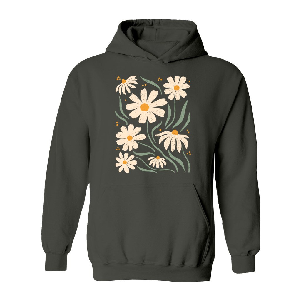 Boho Flowers Hoodie - Rue Mentana