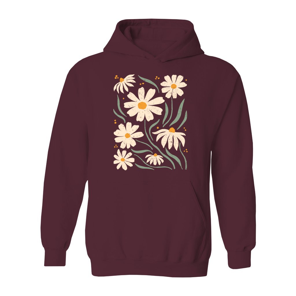 Boho Flowers Hoodie - Rue Mentana