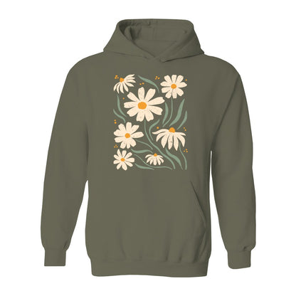Boho Flowers Hoodie - Rue Mentana