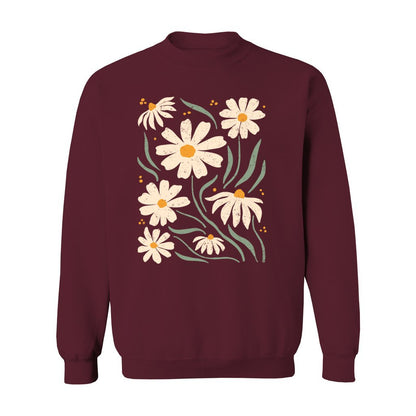 Boho Flowers Sweatshirt - Rue Mentana