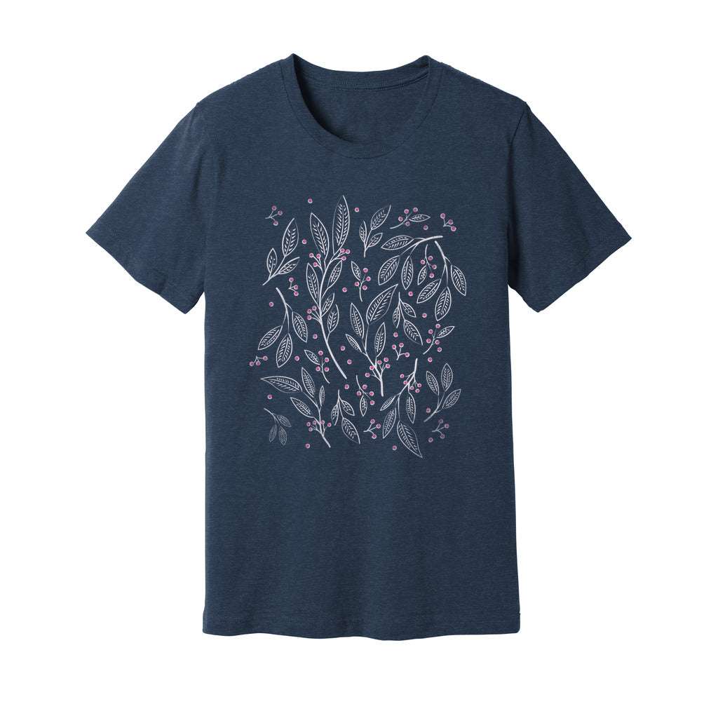 Botanical Line Art T-Shirt - Rue Mentana