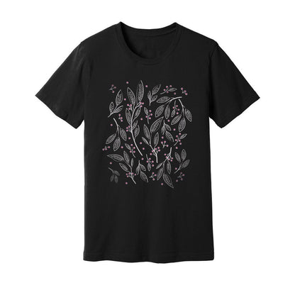 Botanical Line Art T-Shirt - Rue Mentana