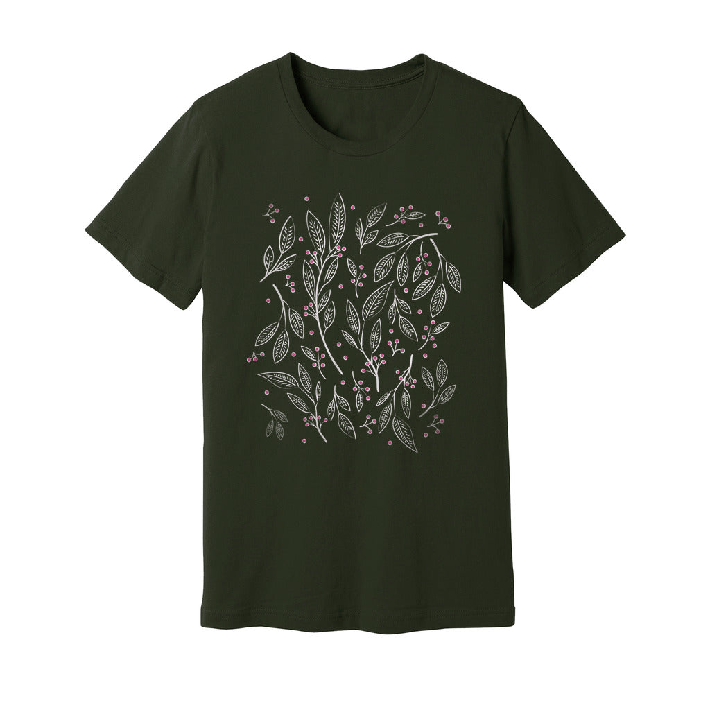 Botanical Line Art T-Shirt - Rue Mentana