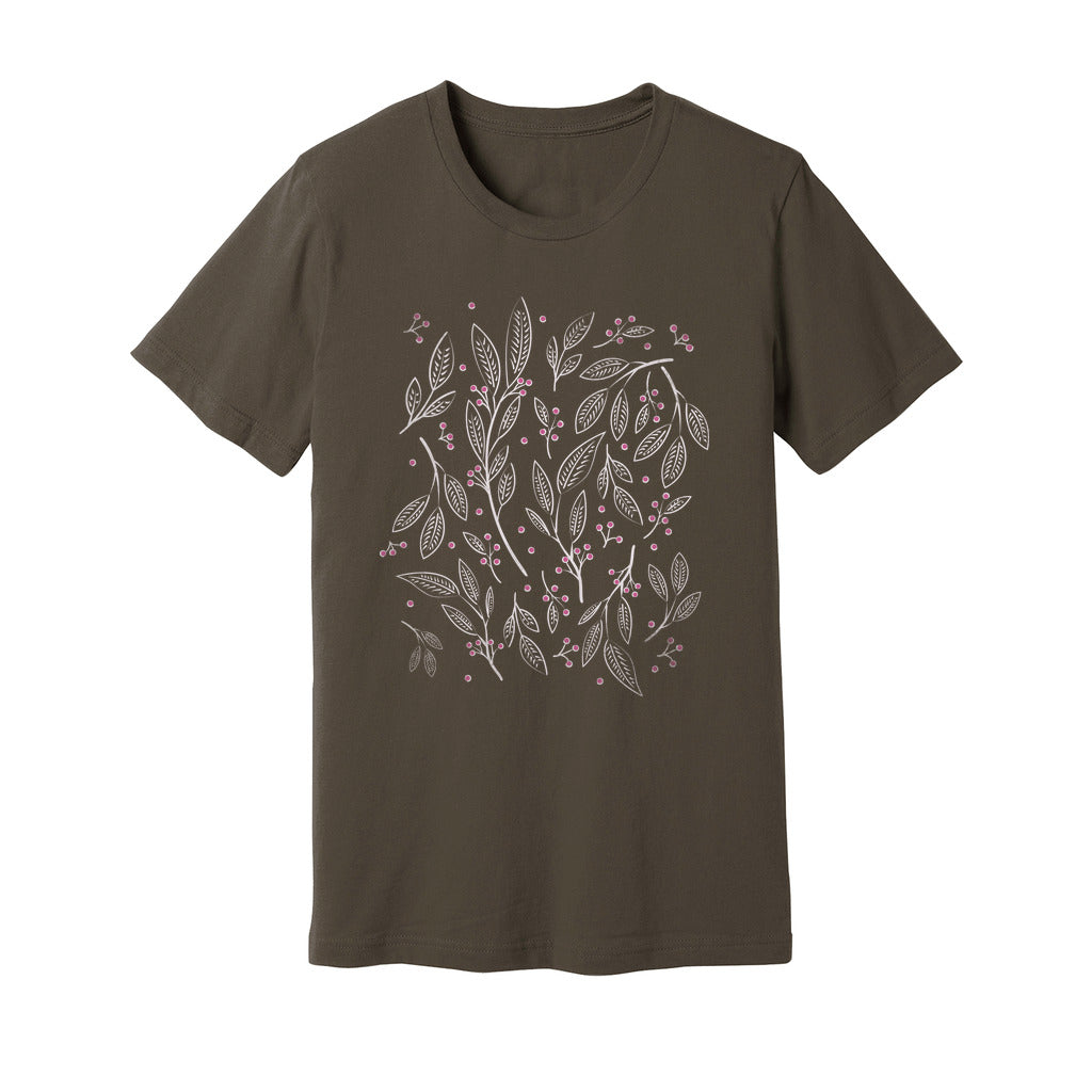 Botanical Line Art T-Shirt - Rue Mentana