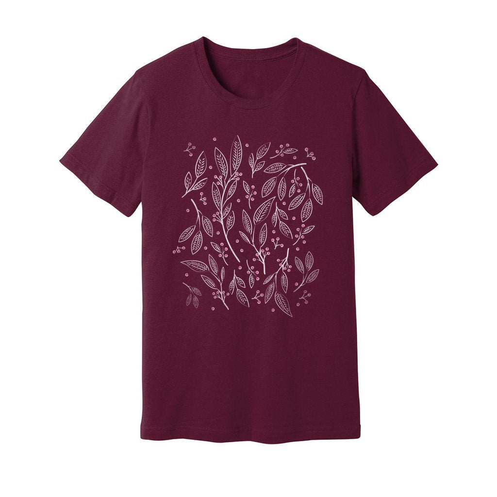 Botanical Line Art T-Shirt - Rue Mentana