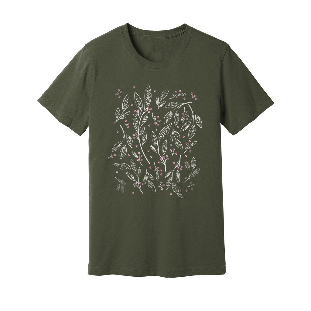 Botanical Line Art T-Shirt - Rue Mentana