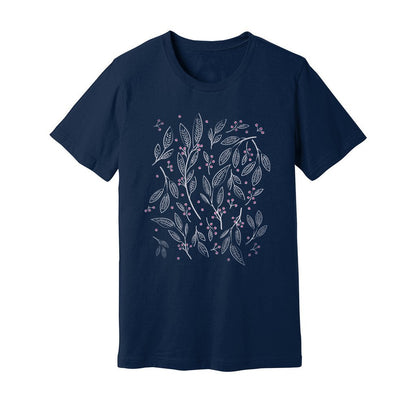 Botanical Line Art T-Shirt - Rue Mentana