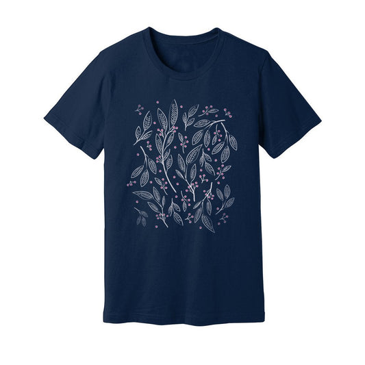 Botanical Line Art T-Shirt - Rue Mentana