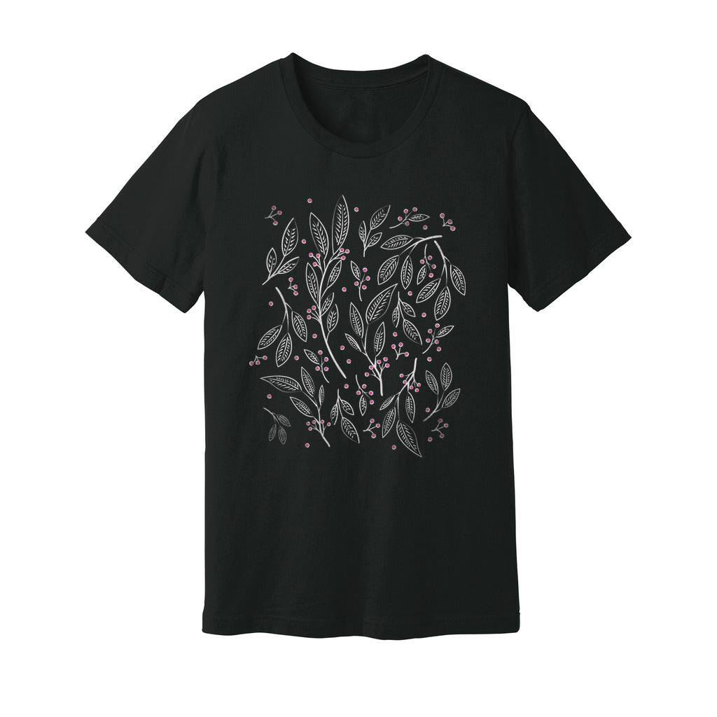 Botanical Line Art T-Shirt - Rue Mentana