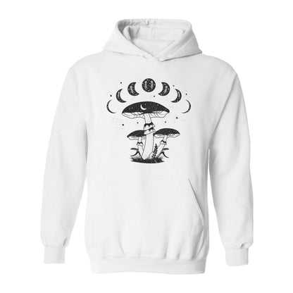 Mystical Mushrooms with Moon Phases Hoodie - Rue Mentana