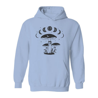 Mystical Mushrooms with Moon Phases Hoodie - Rue Mentana