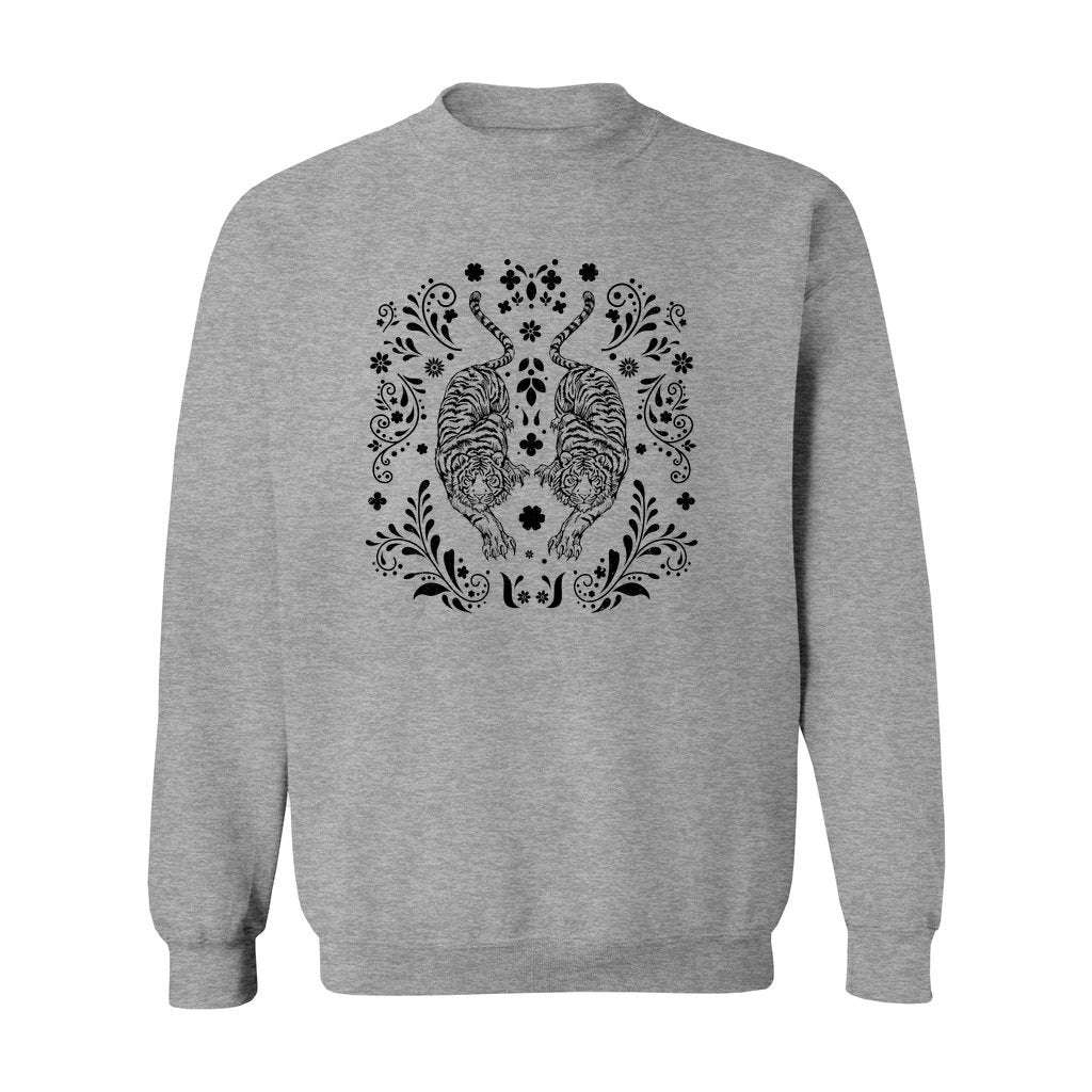 Boho Tigers Floral Sweatshirt - Rue Mentana
