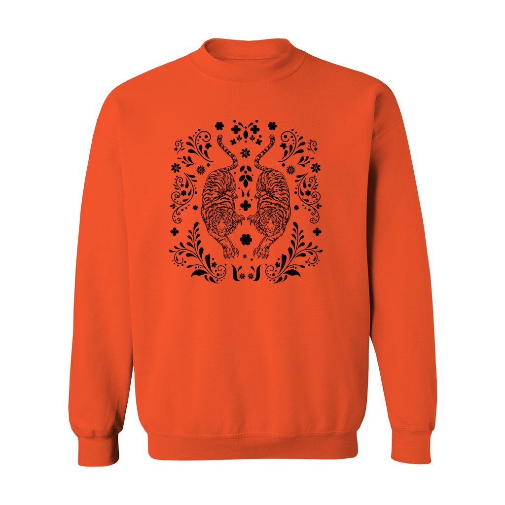 Boho Tigers Floral Sweatshirt - Rue Mentana