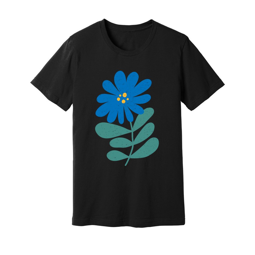 Blue Wild Flowers T-Shirt - Rue Mentana