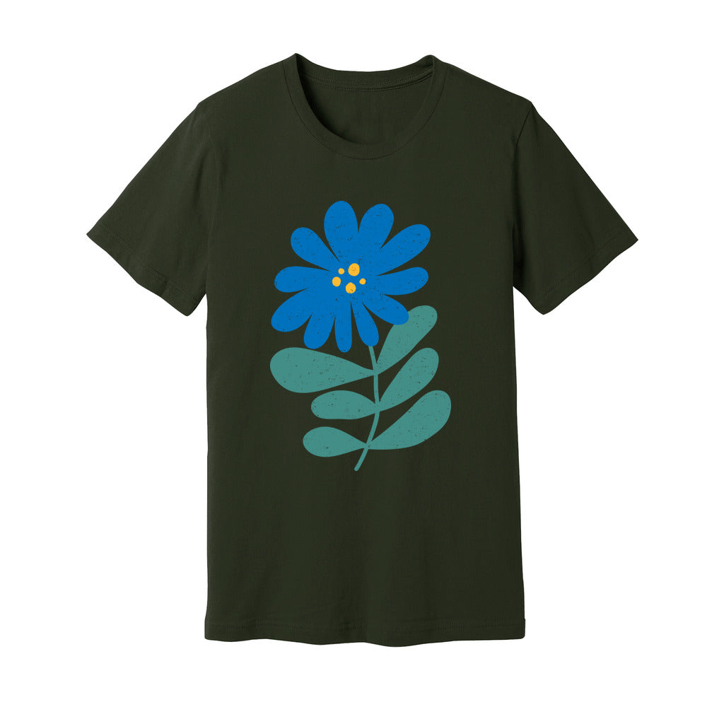 Blue Wild Flowers T-Shirt - Rue Mentana