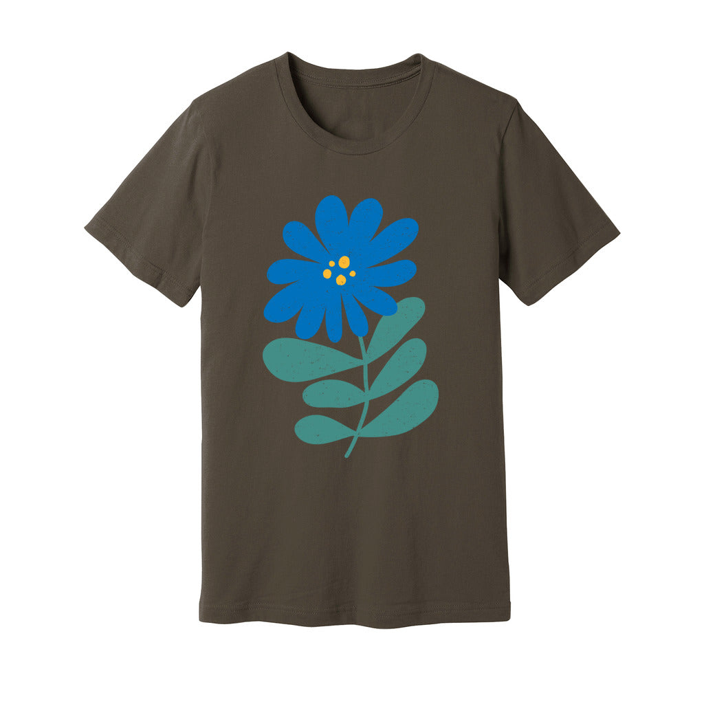 Blue Wild Flowers T-Shirt - Rue Mentana