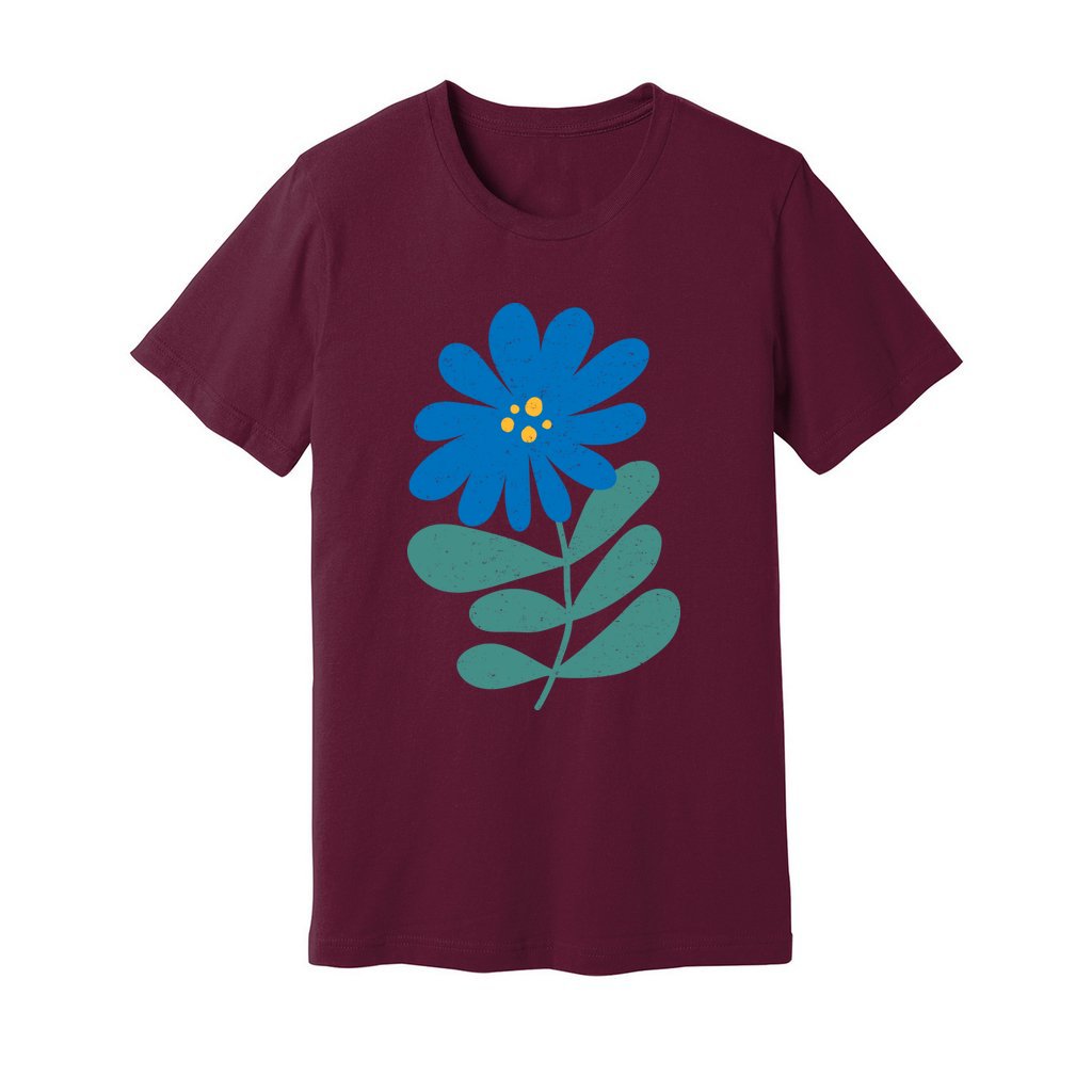 Blue Wild Flowers T-Shirt - Rue Mentana