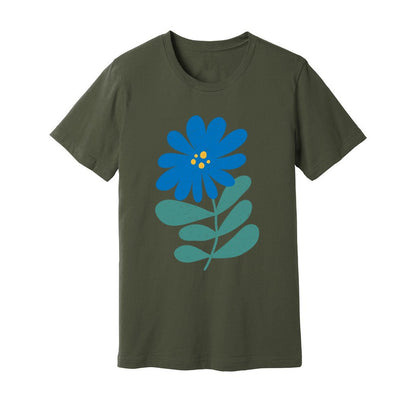Blue Wild Flowers T-Shirt - Rue Mentana