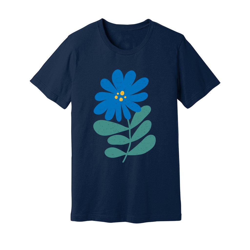 Blue Wild Flowers T-Shirt - Rue Mentana