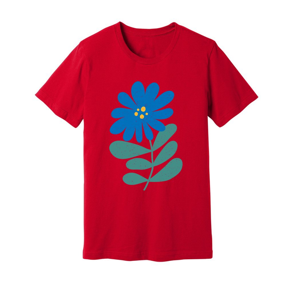 Blue Wild Flowers T-Shirt - Rue Mentana
