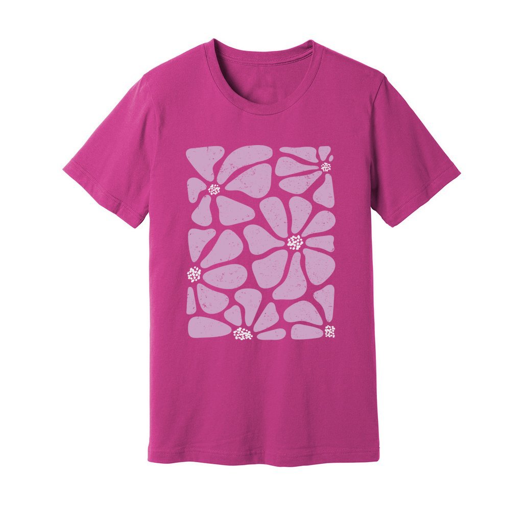 Purple Flowers T-Shirt - Rue Mentana