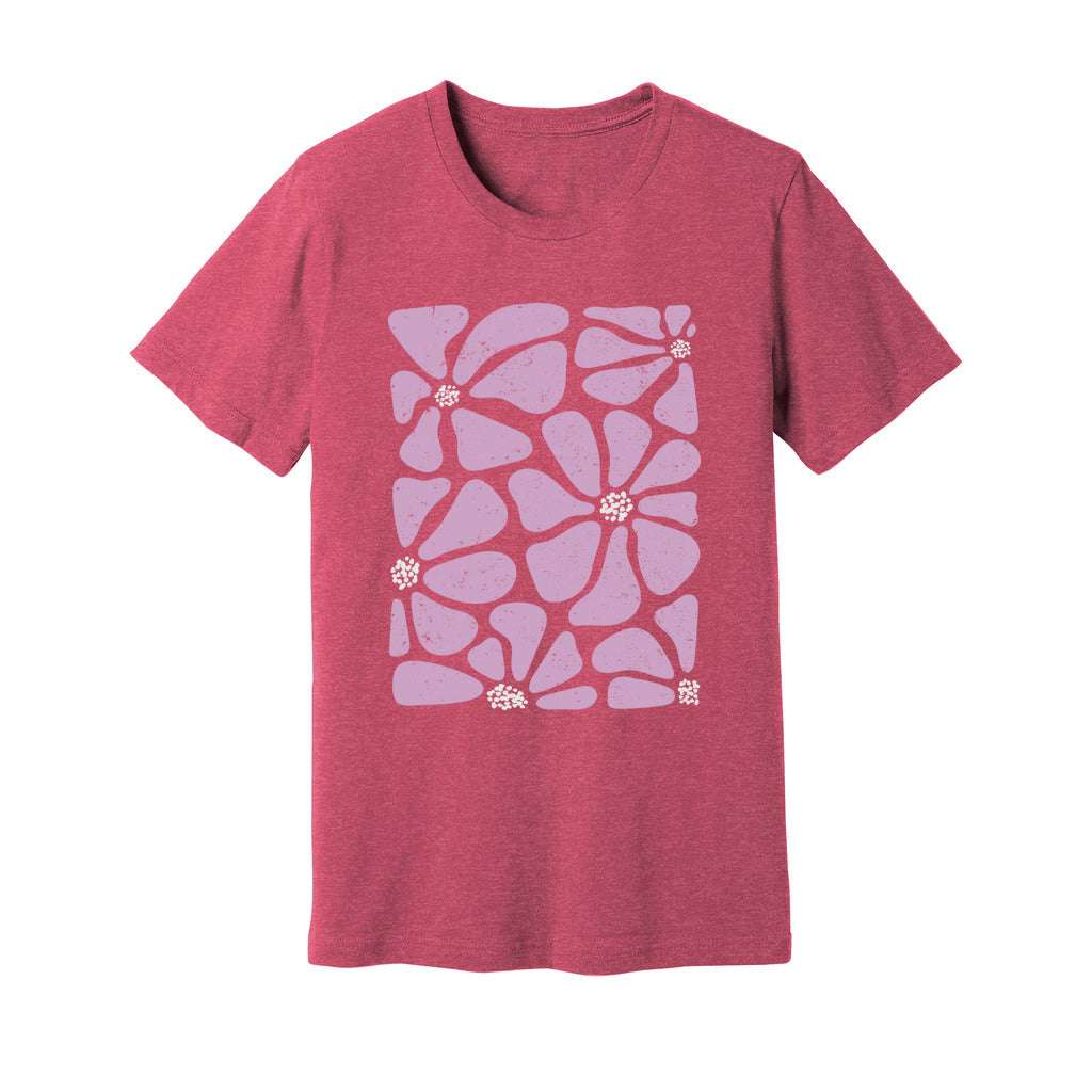 Purple Flowers T-Shirt - Rue Mentana