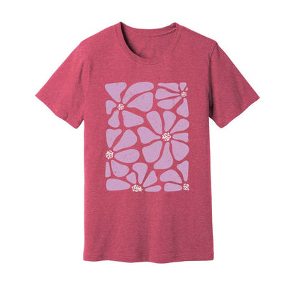 Purple Flowers T-Shirt - Rue Mentana