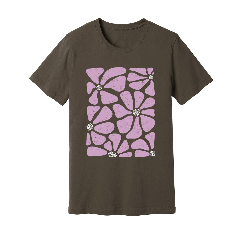 Purple Flowers T-Shirt - Rue Mentana