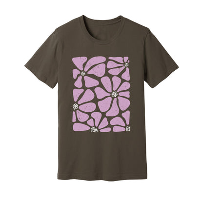 Purple Flowers T-Shirt - Rue Mentana