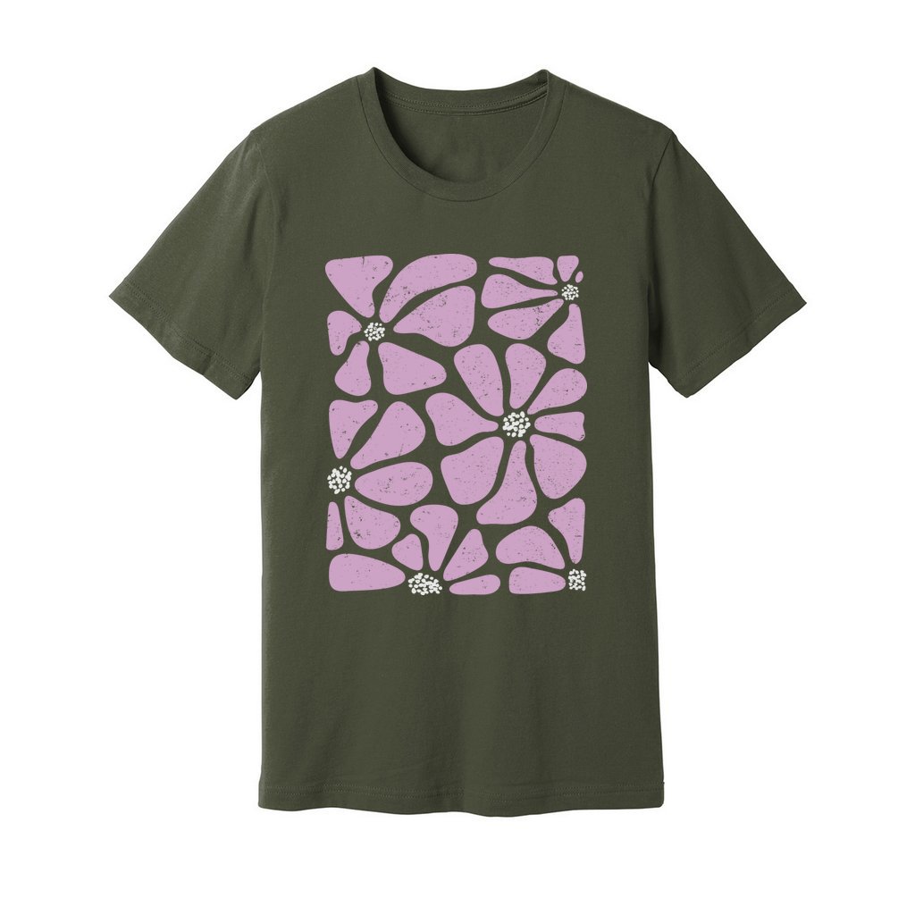 Purple Flowers T-Shirt - Rue Mentana