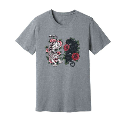Boho Tiger Panther Floral T-Shirt - Rue Mentana