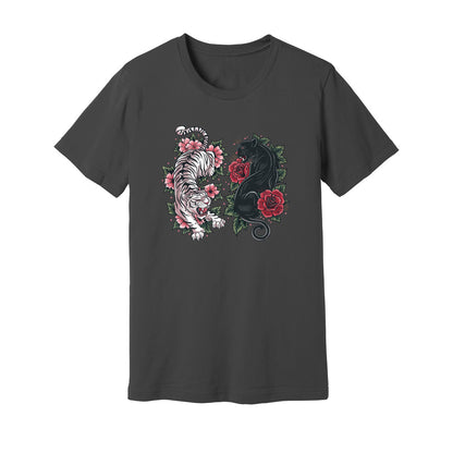 Boho Tiger Panther Floral T-Shirt - Rue Mentana