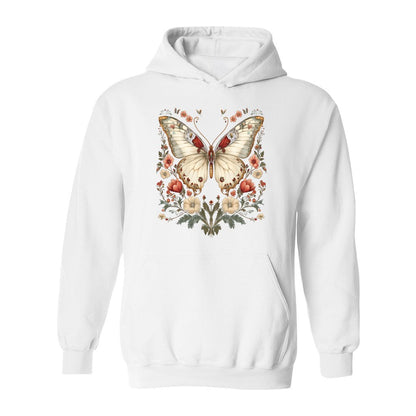 Ethereal Butterfly & Floral Hoodie - Rue Mentana